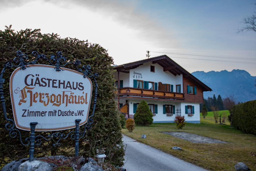 Pension Herzoghaeusel Bischofswiesen Exteriör bild